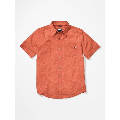 Marmot Clothes Yellow NZ - Aerobora Shirts Mens NZ5413609